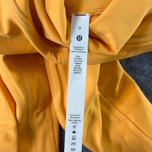 New Lululemon Leggings Size 0 Align High Rise Pant Pockets 25" MGDM Orange - Picture 8 of 9